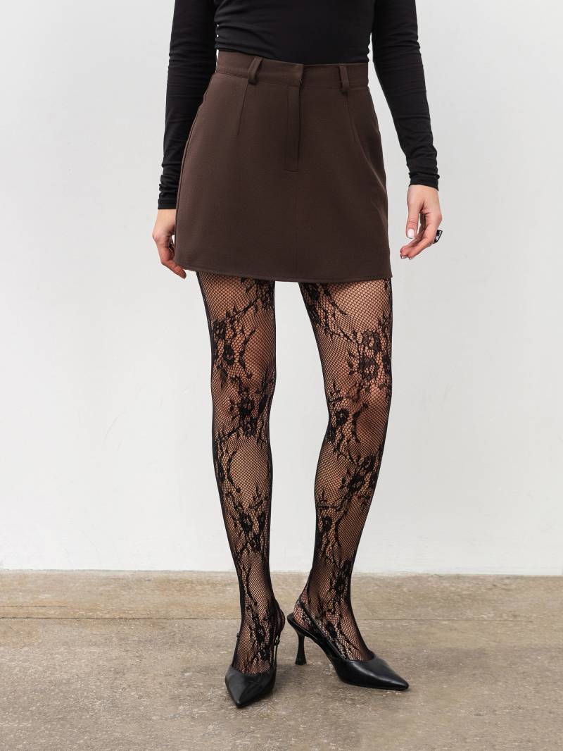 Юбка-шорты "Дарлинг" Romashka, Коричневый, М 20009