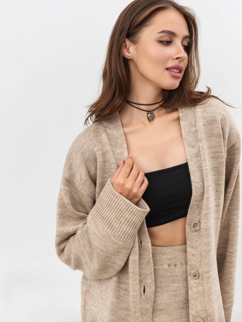 Кардиган «Веллор» Romashka, Бежевый, XL|XXL 16996