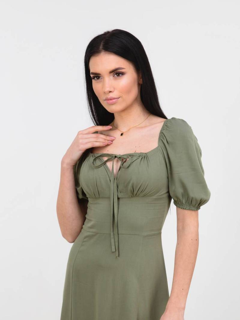 Платье «Сорренто» Romashka, Оливковый, L 15498