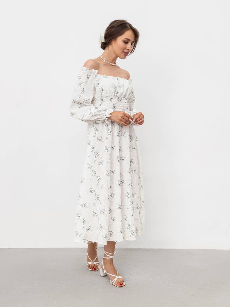 Платье «Медельин» Romashka, Белый+, XS|S 18107