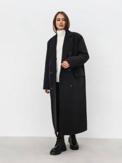 Пальто «Мерсин» Romashka, Черный, L|XL 16962