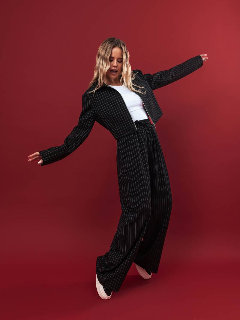 Пиджак "Борзна" Romashka, Черный+, XS|S 17226