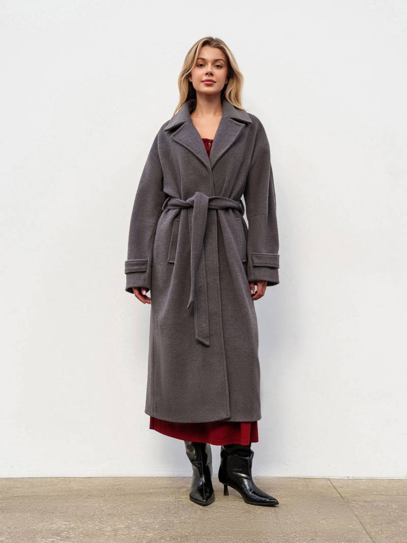 Пальто "Шейд" Romashka, Серый, M|L 19623