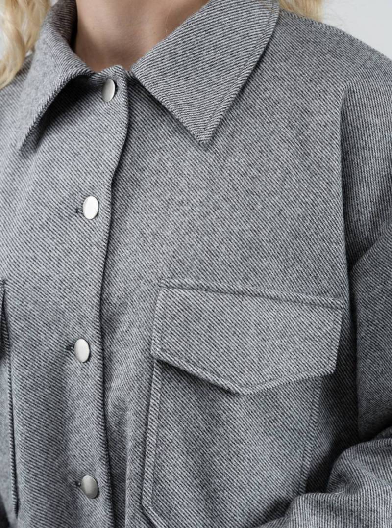 Куртка-рубашка "Спрингфилд" Romashka, Серый, M|L 10405