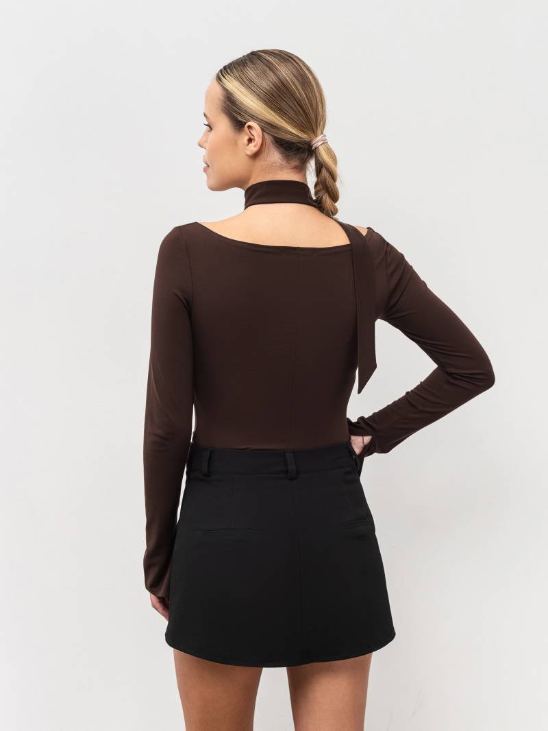 Боди "Амаретто" Romashka, Коричневый, XS|S 20029