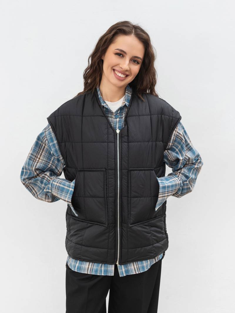 Жилет "Белтон" двухсторонний Romashka, Черный+, S|M 15319