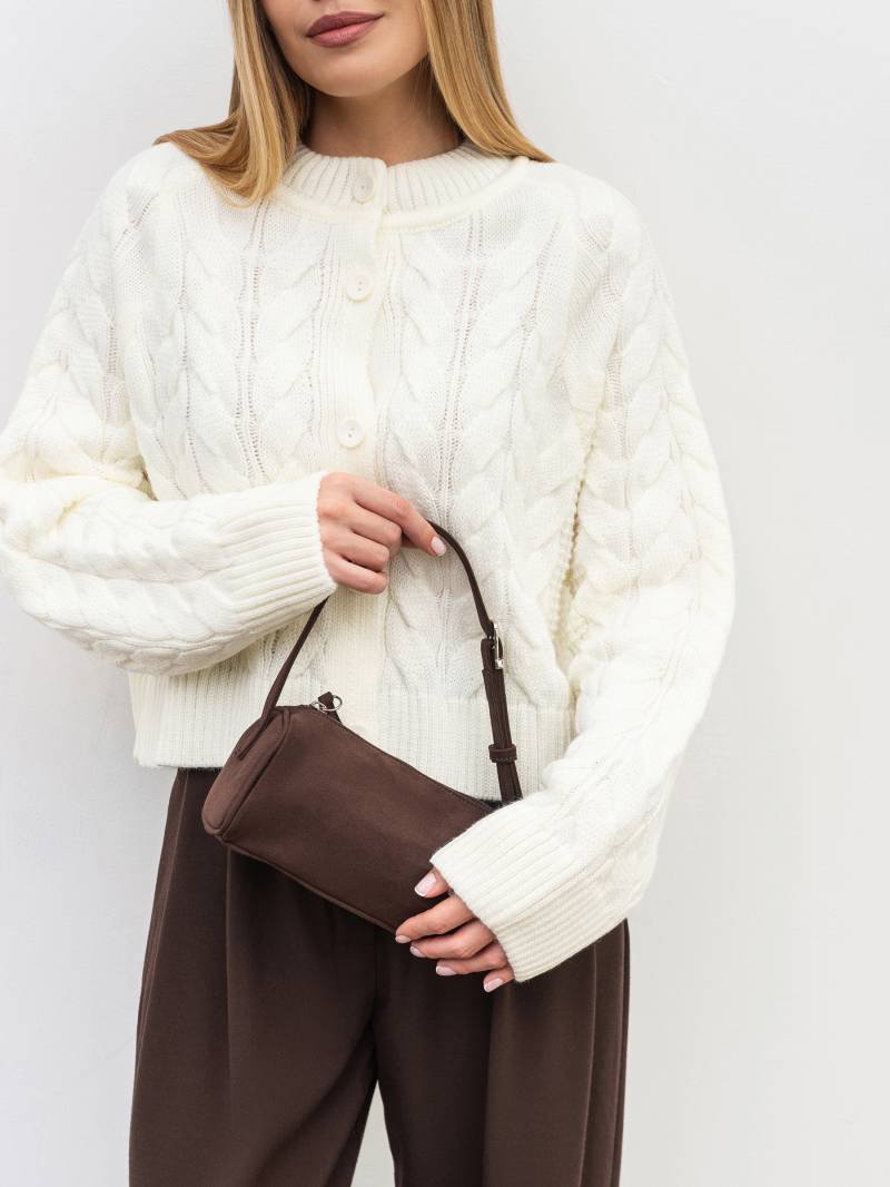 Кардиган "Шелт" Romashka, Молочный, One size 19930