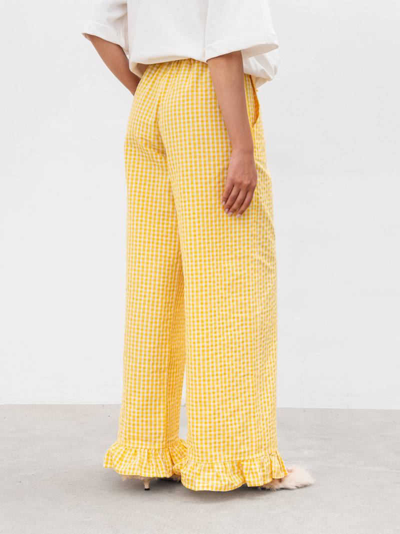 Штаны "Суфле" Romashka Желтый+, M 19434