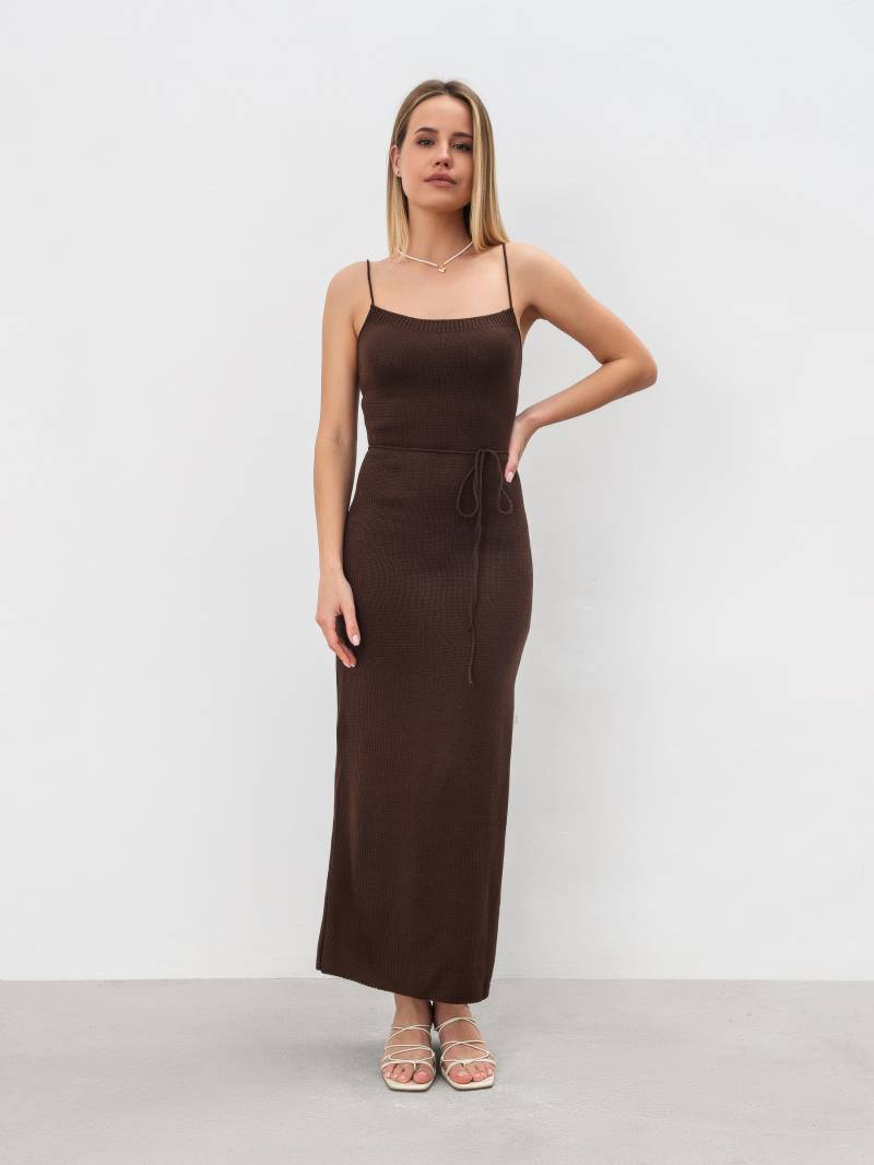 Платье "Майами" Romashka, Коричневый, XS|S 17948