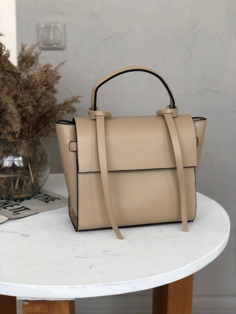 Сумка-трапеция "Рокфорд" с двумя завязками Romashka, Бежевый (1024)