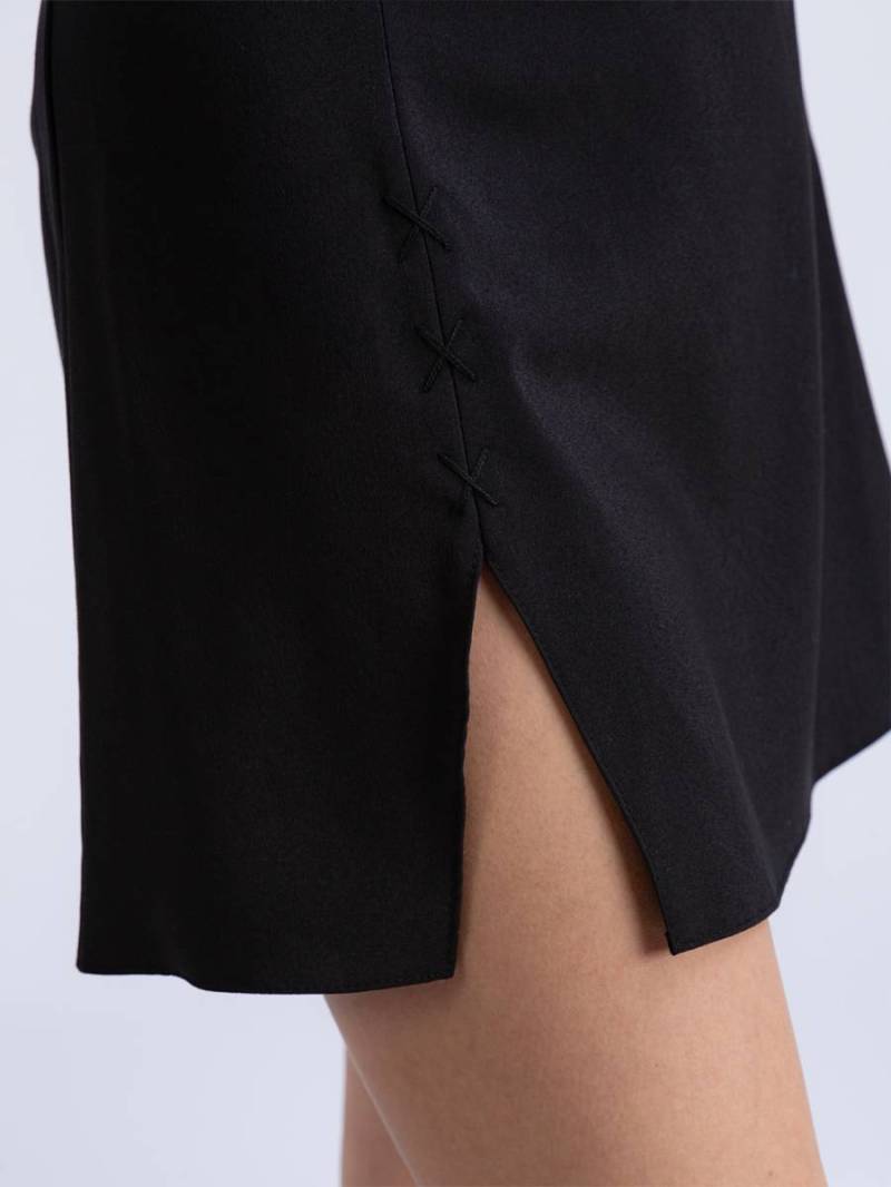 Юбка "Конви" длины мини Romashka, Черный, XS 12852