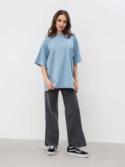 Футболка «Портленд» Romashka, Голубой, One size Tall 15450