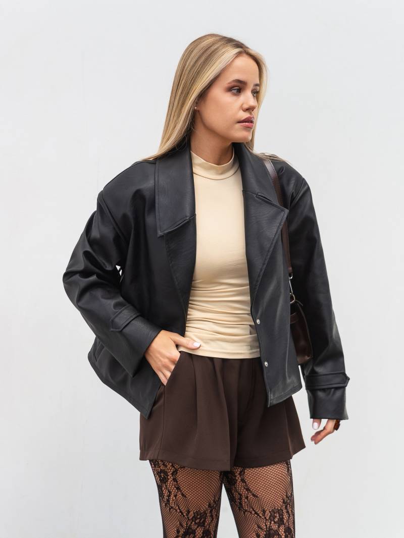 Куртка "Парфе" Romashka, Черный, L|ХL 20117