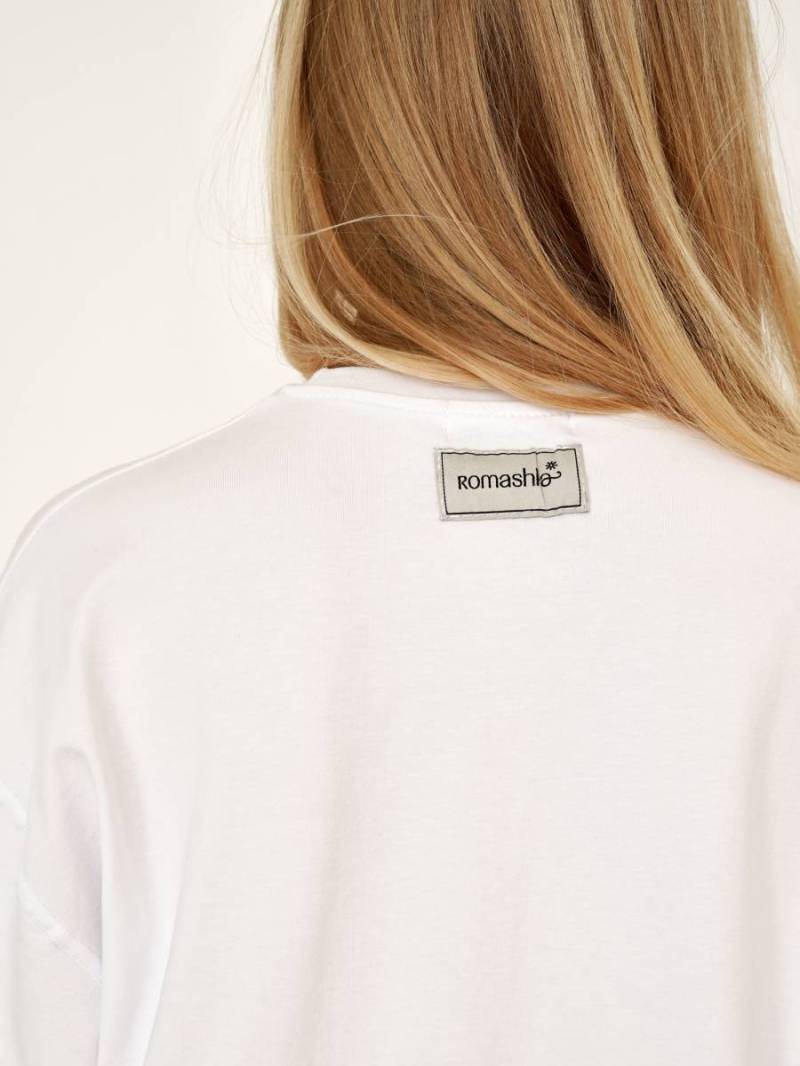 Футболка «Ромашка» Romashka, Белый, One size 15570