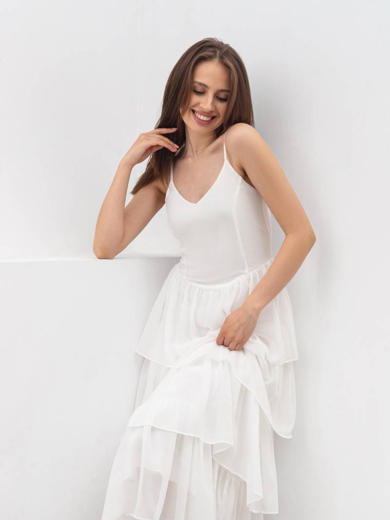 Платье "Ароза" Romashka, Белый, S 17550