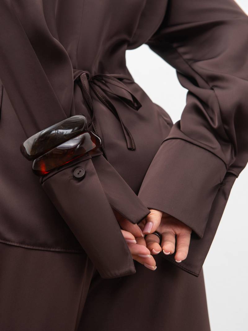 Рубашка "Моун" Romashka, Шоколадный, XS|S 19875