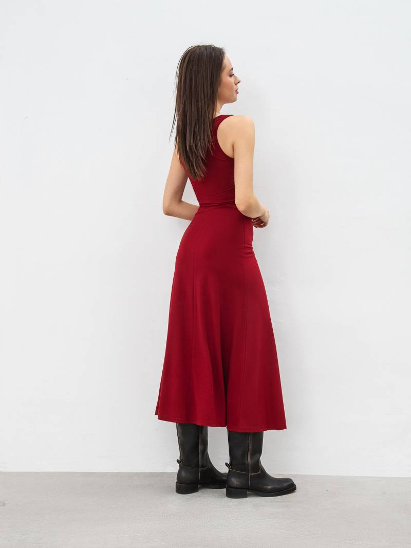 Платье "Видейра" Romashka, Бордовый, M|L 19035