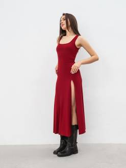 Платье "Видейра" Romashka, Бордовый, XS|S 19033