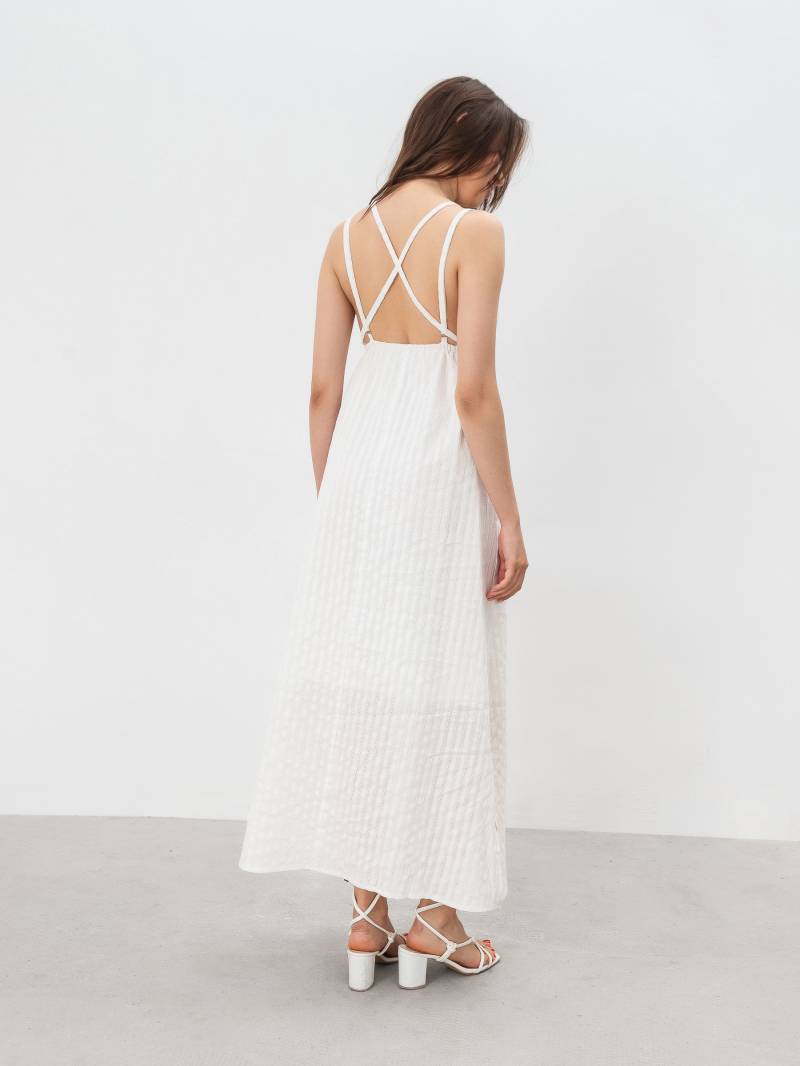 Платье «Тихуана» Romashka, Белый, S|M 18021