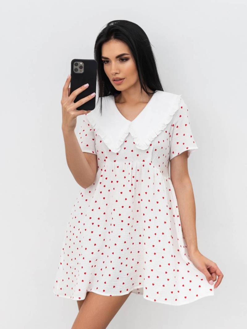 Платье «Норте» Romashka, Белый+, S|M 16353