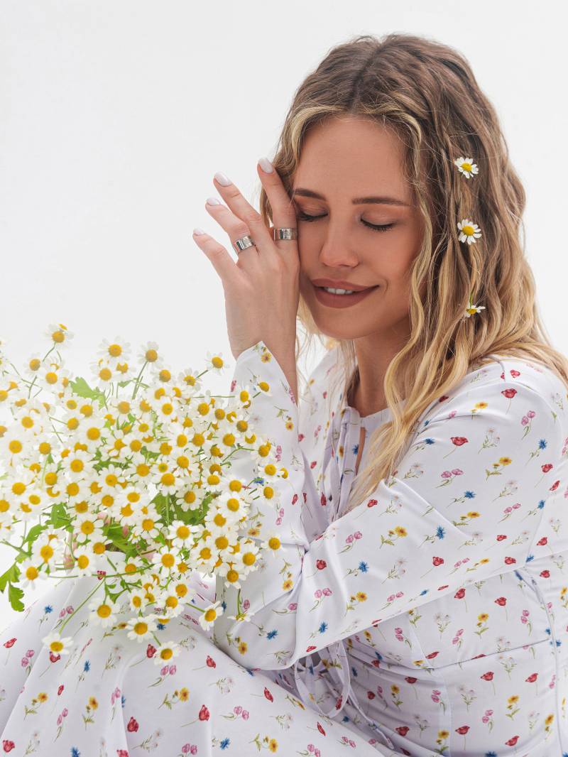 Платье «Масси» Romashka, Белый+, M 17712