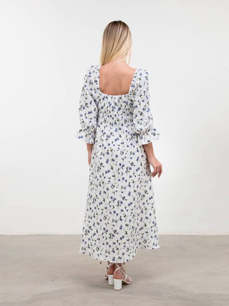 Платье "Витория" ROMASHKA, Белый, S/M 15550