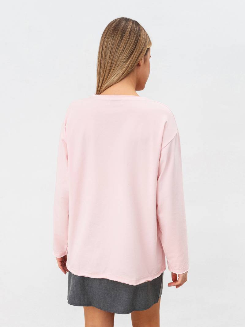 Лонг "Вайб" Romashka, Розовый, M|L 18835