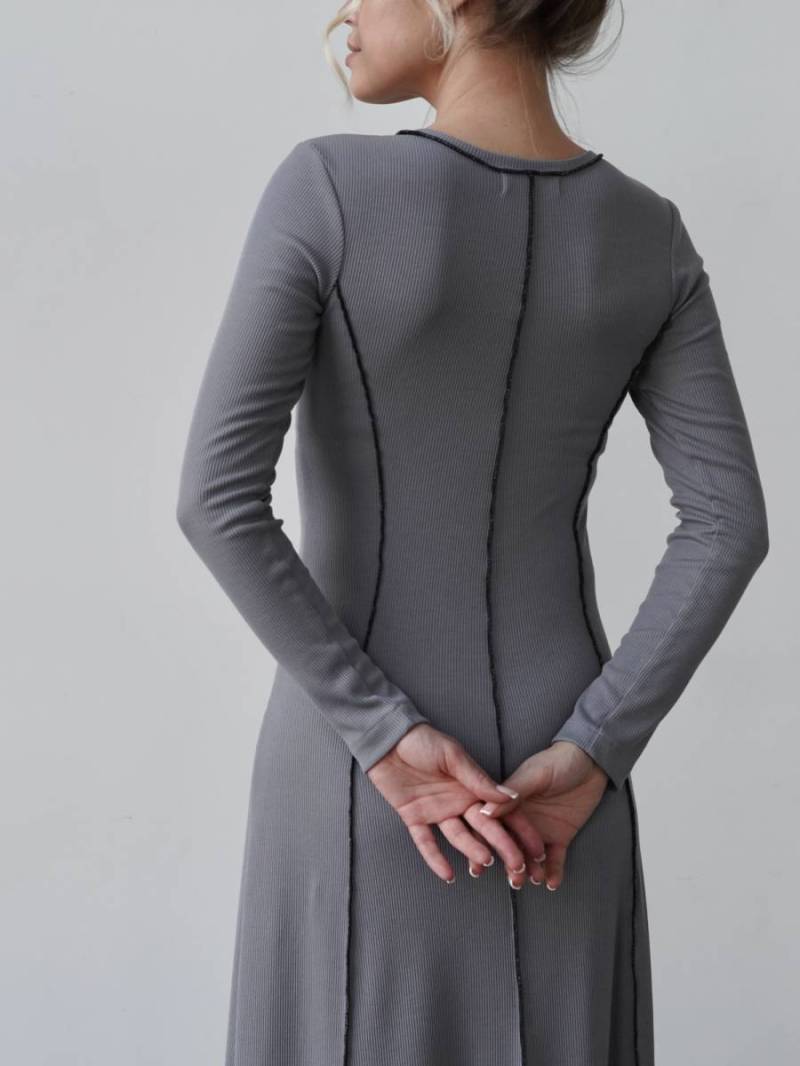 Платье «Сейлем» Romashka, Серый, L 15285