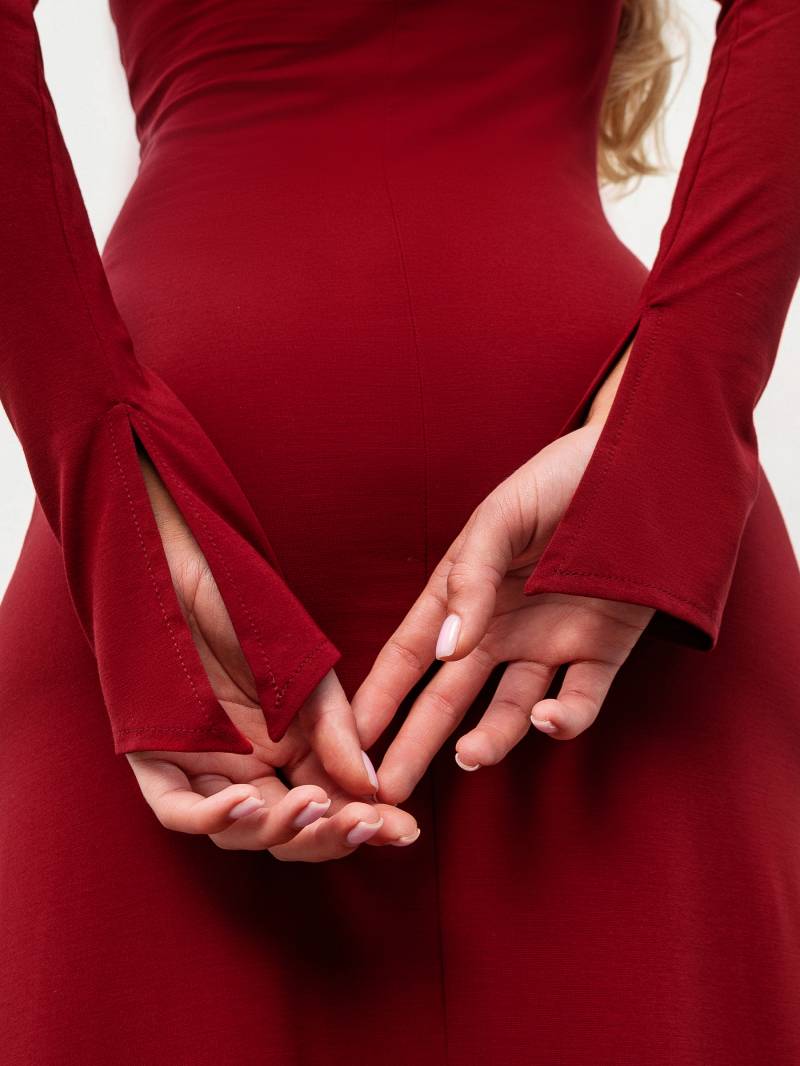 Платье "Фаталия" Romashka, Бордовый, XS|S 19700