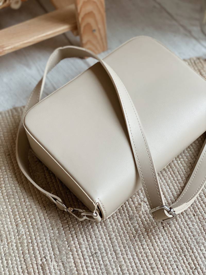 Сумка кросс-боди "Тулон" с плетением БРАК, Бежевый 12097