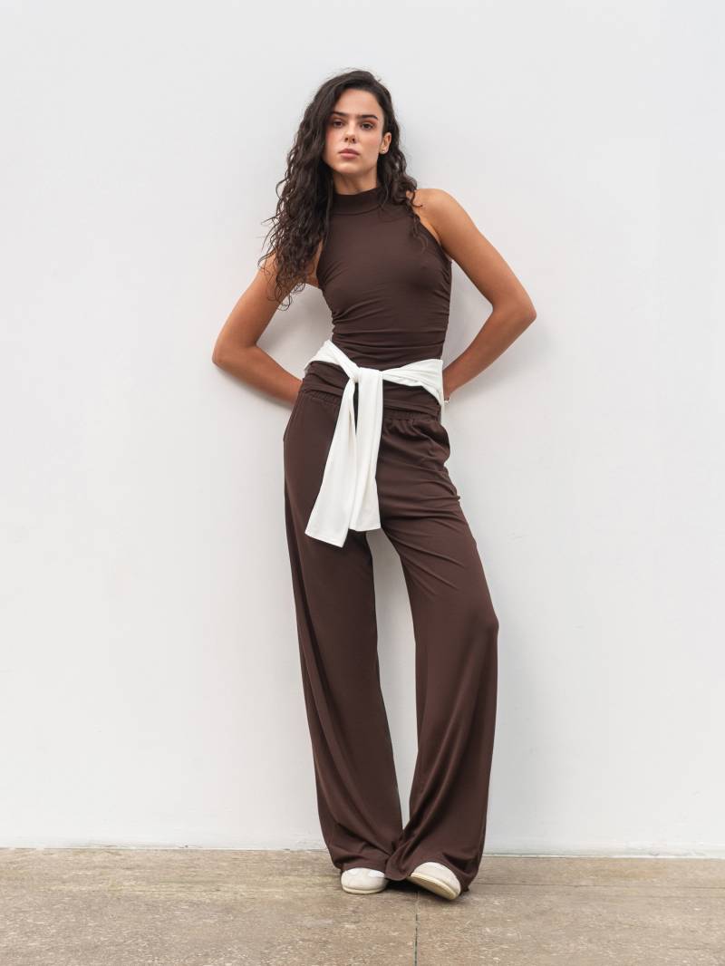 Топ «Драпи» Romashka, Коричневый, M|L 19535