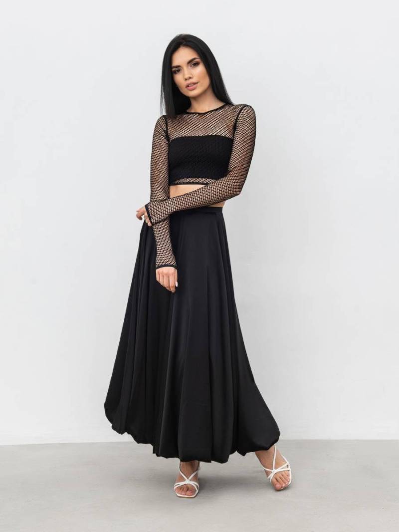 Топ «Сантьяго» Romashka, Черный, L 16181