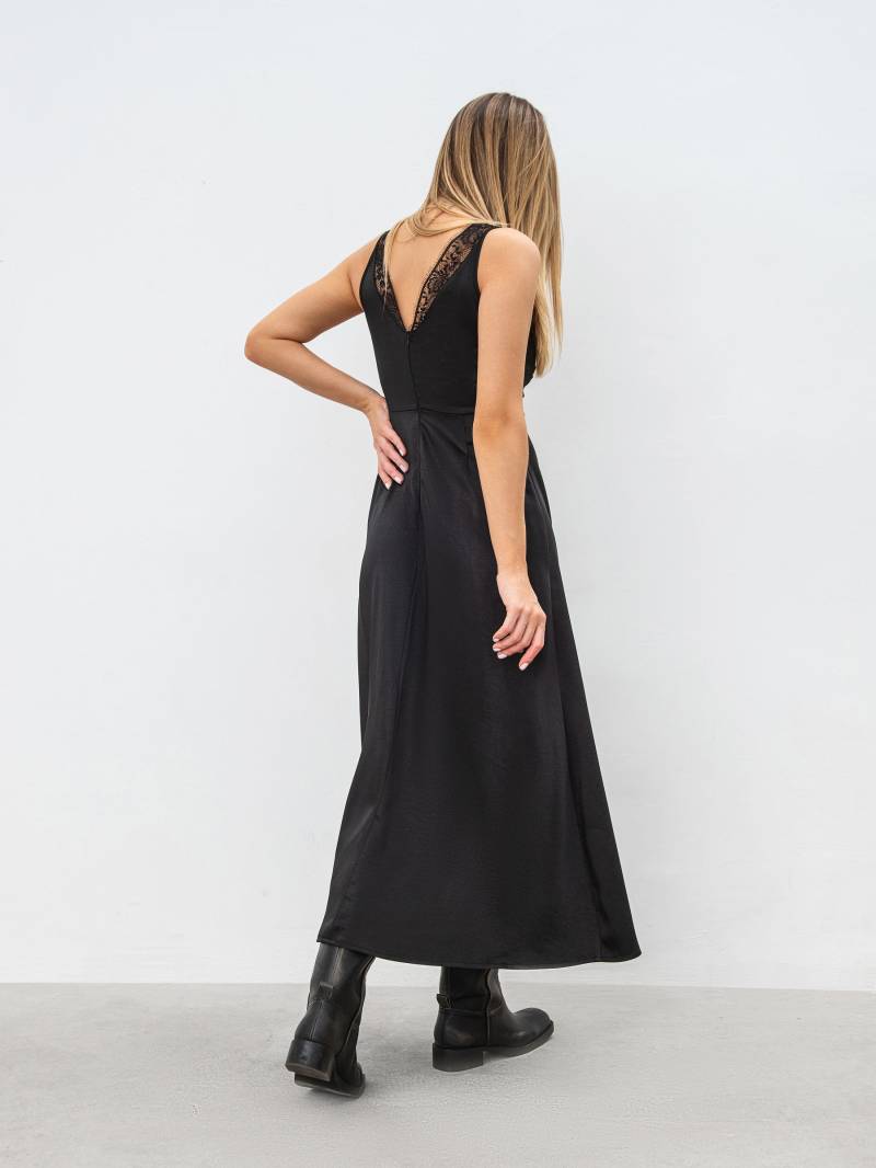 Платье миди "Нимфа" Romashka, Черный, XS 19115