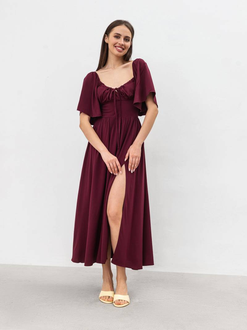 Платье "Аврора" Romashka, Бордовый, L|XL 19212