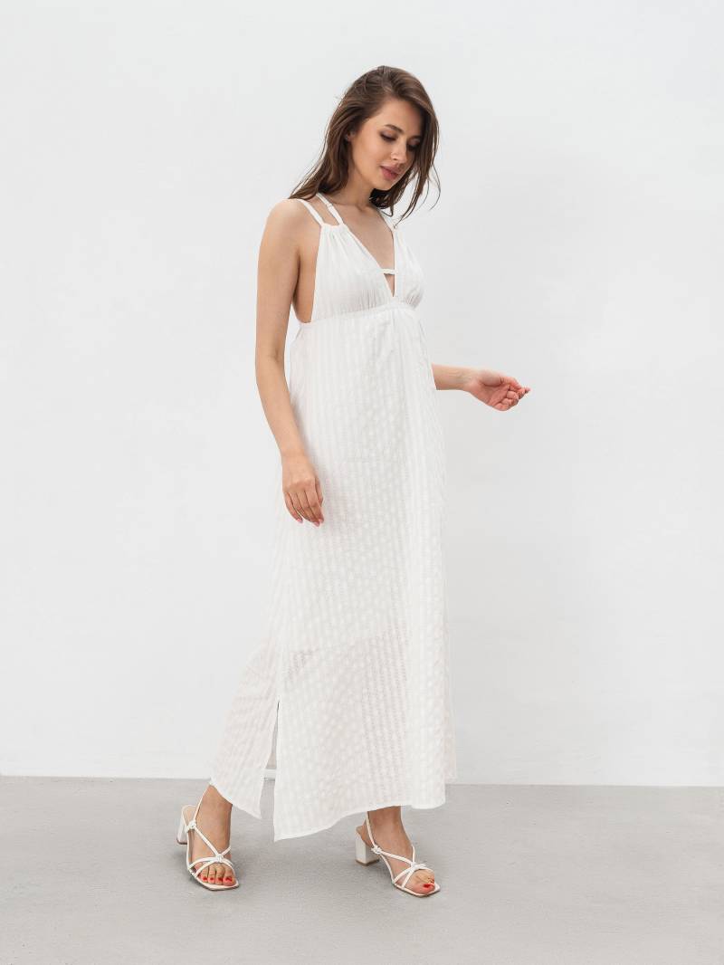 Платье «Тихуана» Romashka, Белый, S|M 18021