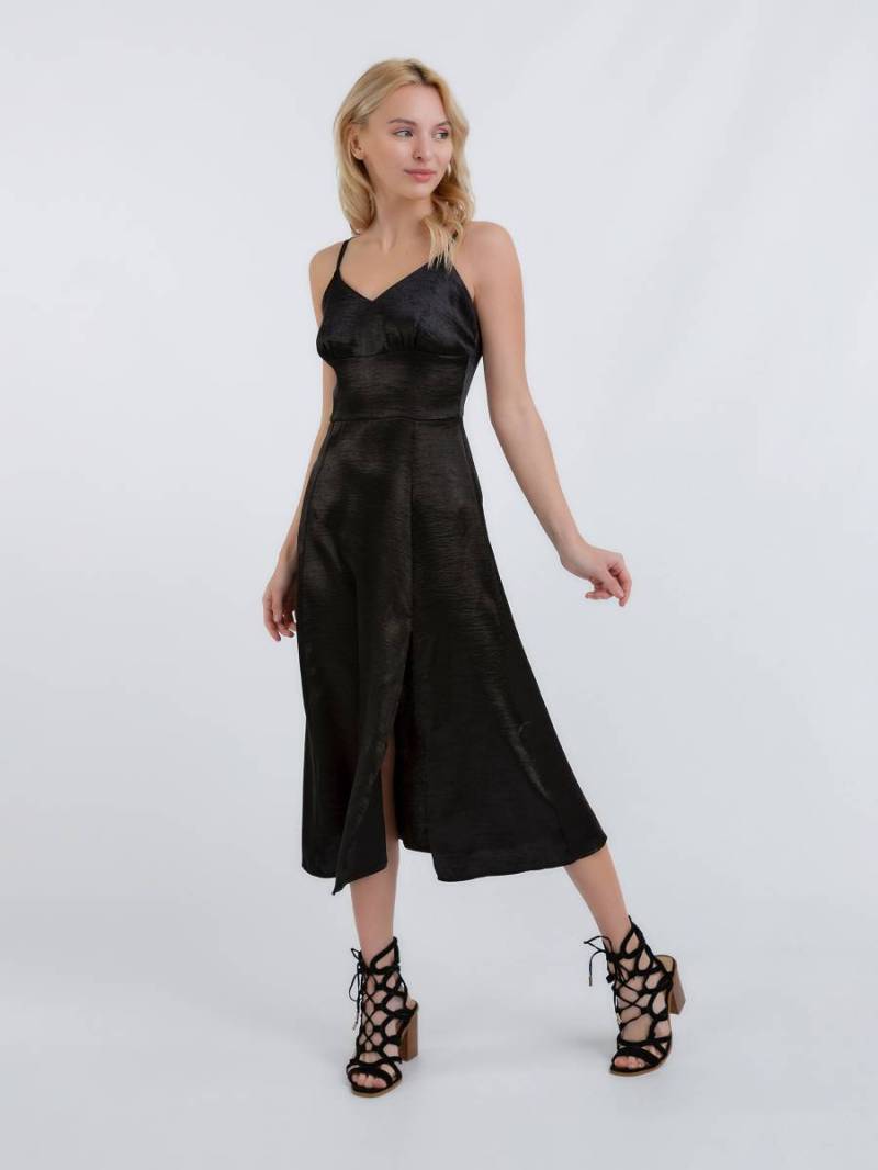 Платье-комбинация "Аврора" Romashka, Черный, L 11492