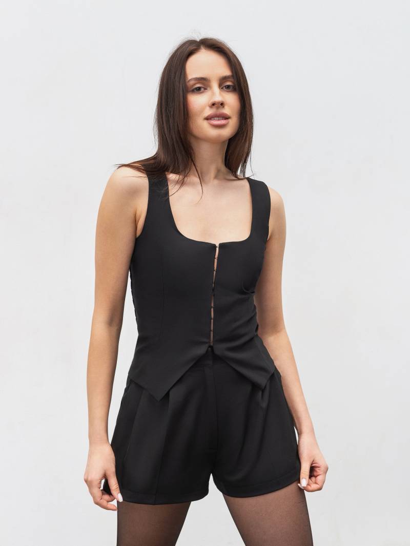 Шорти "Петит" Romashka, Черный, XS 20118