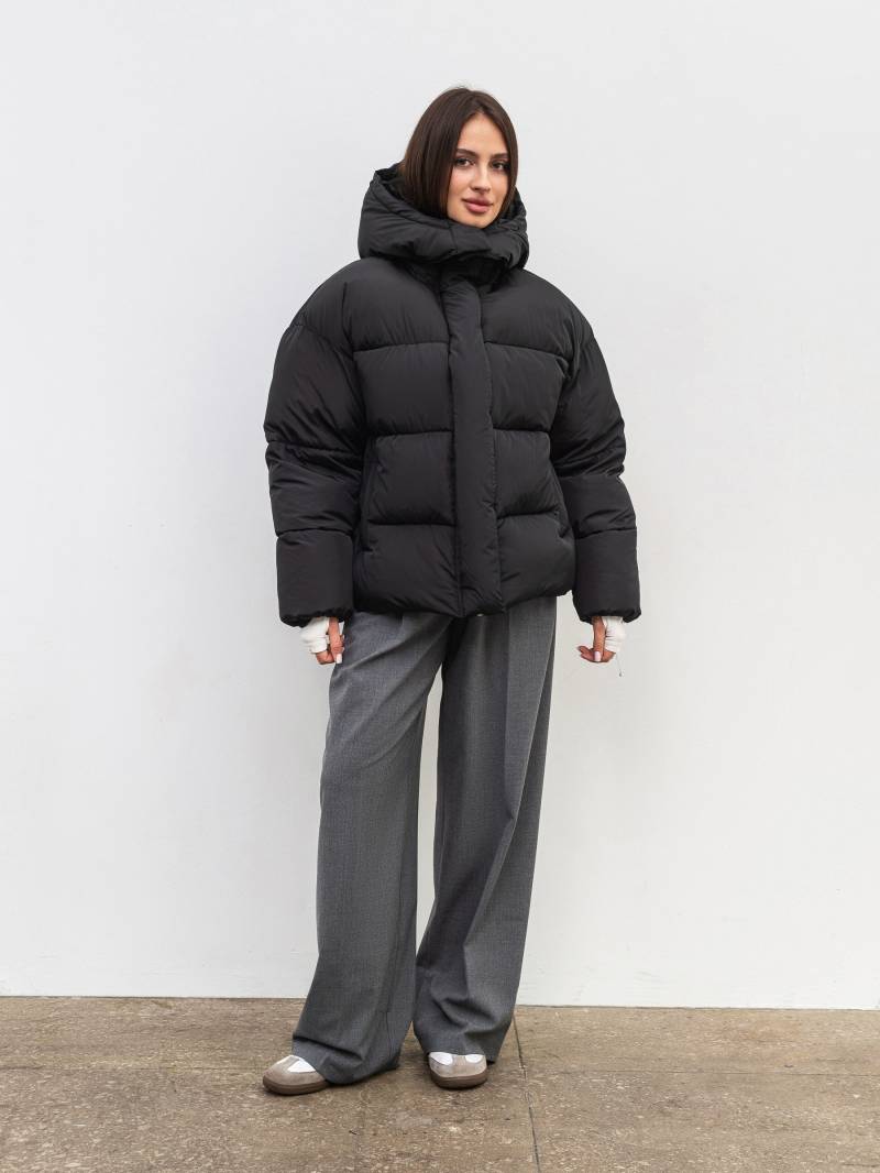 Пуховик "Монблан" Romashka, Черный, L|ХL 19861