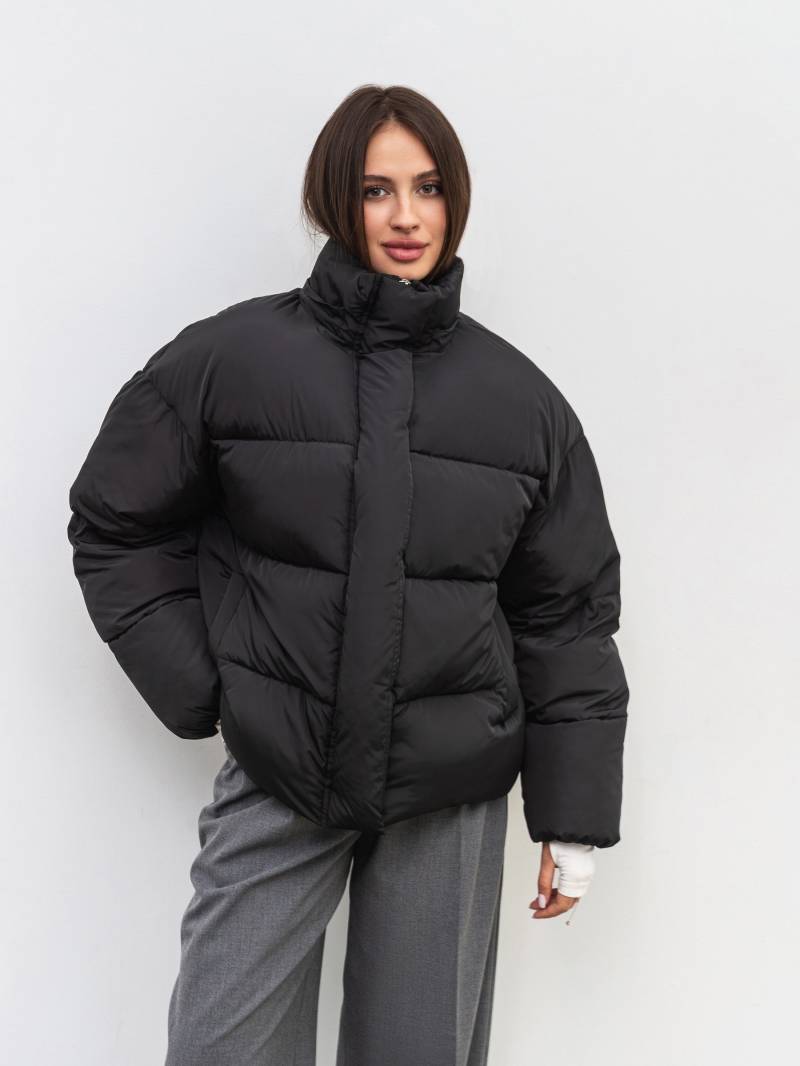 Пуховик "Монблан" Romashka, Черный, XS|S 19858