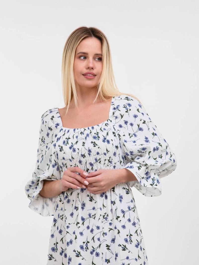 Платье "Витория" ROMASHKA, Белый, S/M 15550