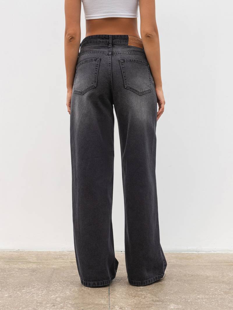 Джинсы "Вейв" Romashka, Темно-серый, L 19655