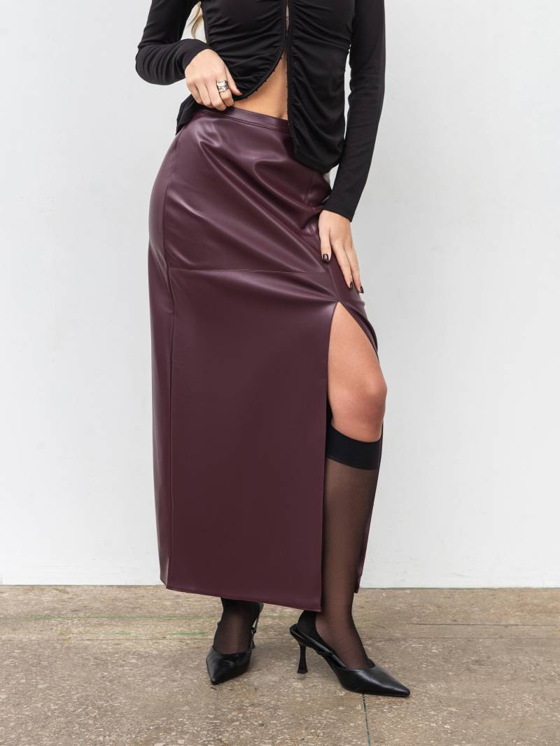 Юбка миди "Унна" Romashka, Бордовый, M 18514