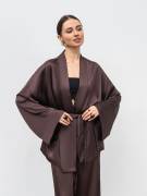 Кимоно укороченное &quot;Дей&quot; Romashka, Шоколадный, One size 19870