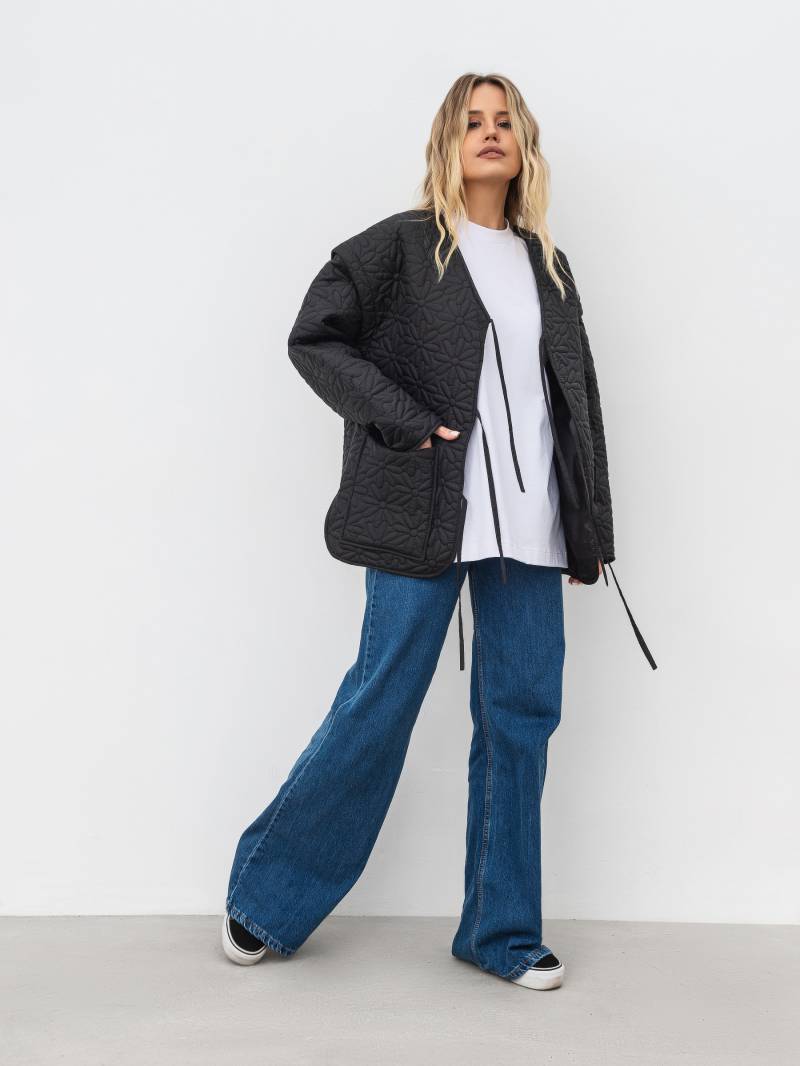 Стеганая куртка "Оман" Romashka, Черный, L|ХL 17532