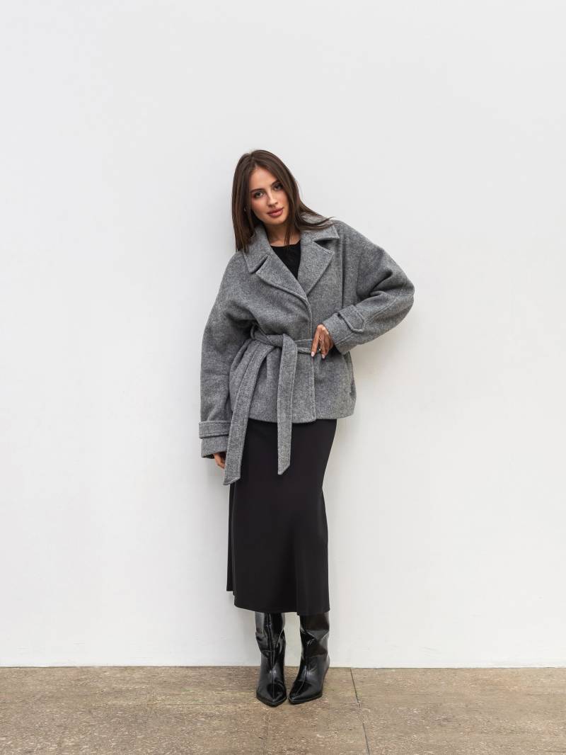Пальто «Фельт» Romashka, Светло-серый, XS|S 19936