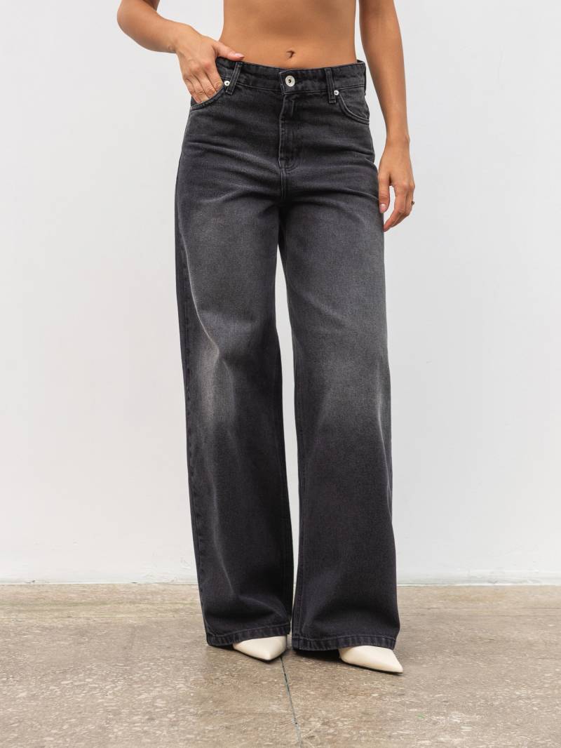 Джинсы "Вейв" Romashka, Темно-серый, M 19654