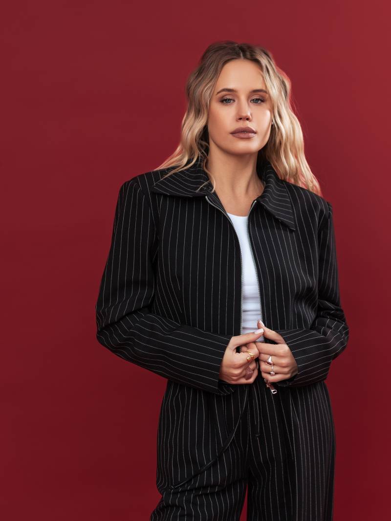 Пиджак "Борзна" Romashka, Черный+, ХL|ХХL 17230