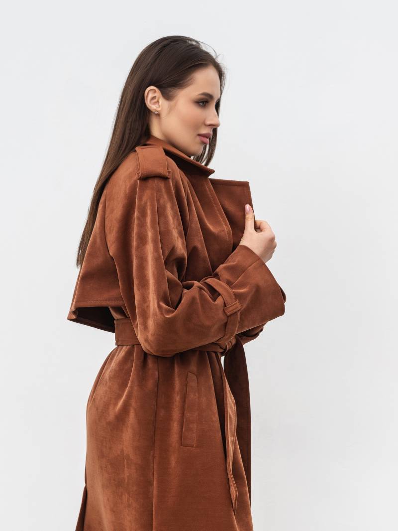 Тренч "Кабул" Romashka, Коричневый, XS|S 17314