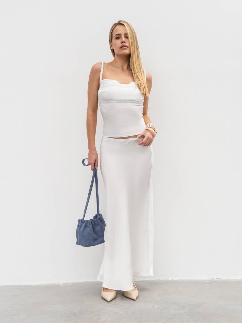 Топ "Сиеста" Romashka, Молочный, M|L 20207