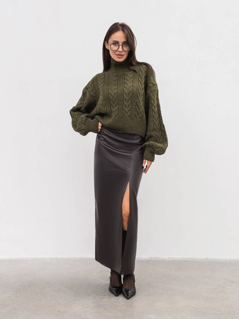 Свитер "Кадис" Romashka, Оливковый, One size 20643